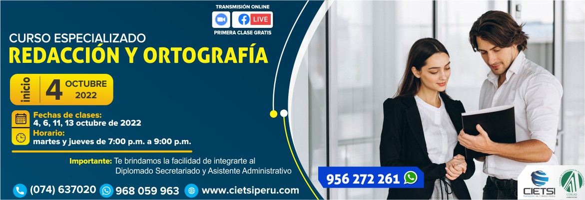 curso especializado en redacciOn y ortografIa 2022